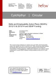 Skills and Employability Action Plans