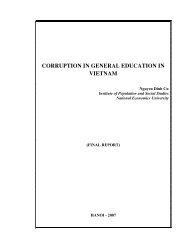 CORRUPTION IN GENERAL EDUCATION IN VIETNAM - Viet-studies