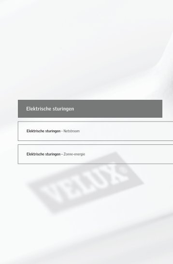 Elektrische sturingen - Velux
