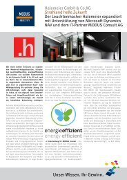 Halemeier GmbH & Co.KG - MODUS Consult AG