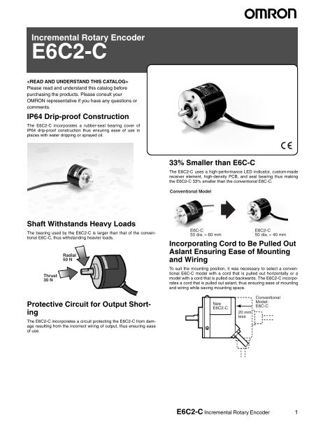 E6C2-C Incremental Rotary Encoder