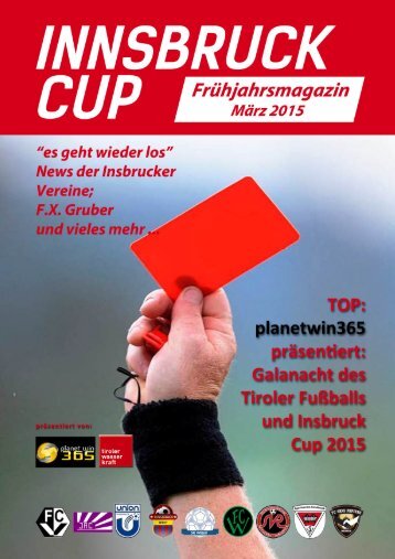 Innsbruck Cup Magazin Frühjahr 2015
