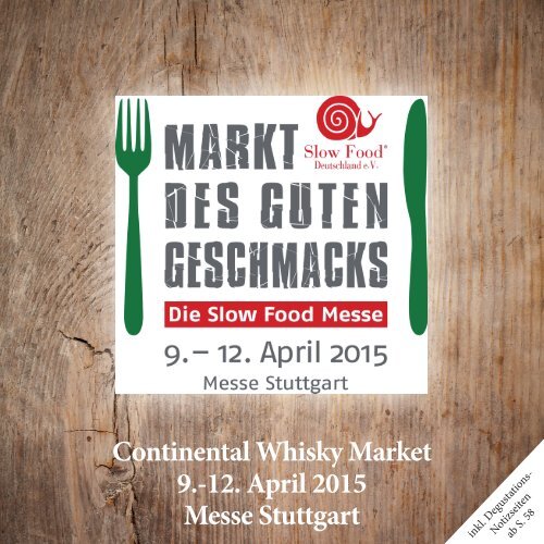 Continental Whisky Market 9.-12. April 2015 Messe Stuttgart