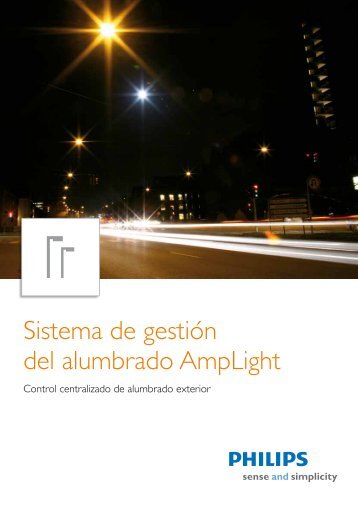 Sistema de gestiÃ³n del alumbrado AmpLight - Philips