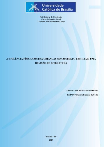 Ana Karoline Oliveira Duarte.pdf - Universidade CatÃ³lica de BrasÃ­lia