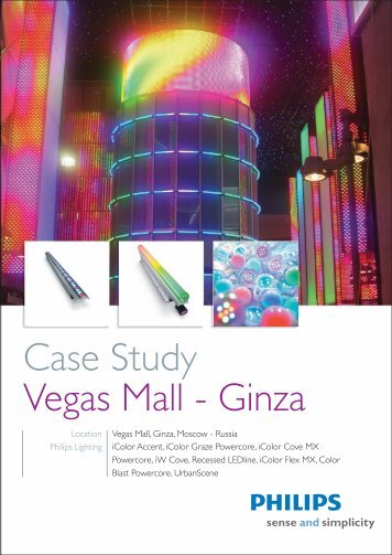 Case Study Vegas Mall - Ginza - Philips Lighting