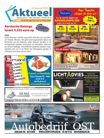 Editie Aalst 21 januari 2015
