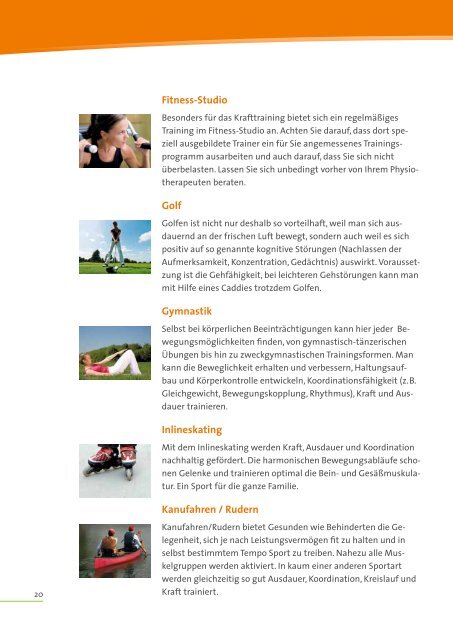 EXTRACARE Freizeit, Sport und Reisen mit MS