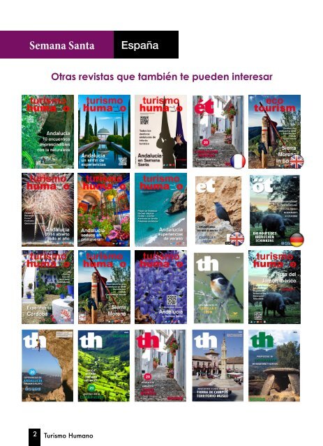 Revista Turismo Humano 26. ESPAÑA EN SEMANA SANTA 2015