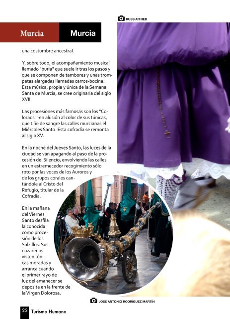 Revista Turismo Humano 26. ESPAÑA EN SEMANA SANTA 2015