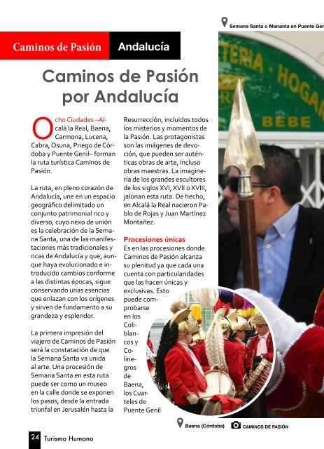 Revista Turismo Humano 26. ESPAÑA EN SEMANA SANTA 2015