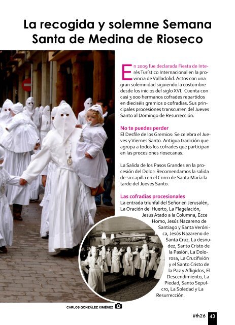 Revista Turismo Humano 26. ESPAÑA EN SEMANA SANTA 2015