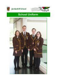 School Uniform - Jordanhill School