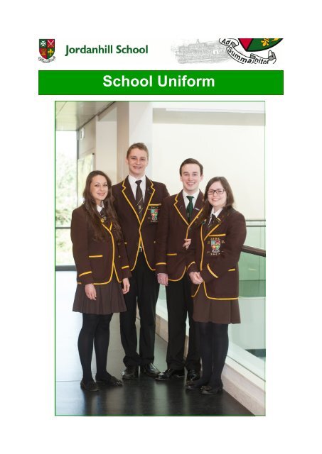 School Uniform - Jordanhill School