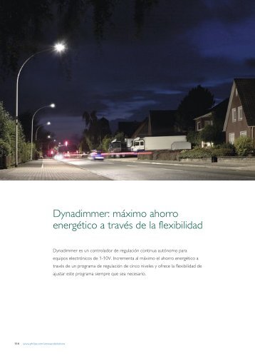 Dynadimmer: mÃ¡ximo ahorro energÃ©tico a travÃ©s ... - Philips Lighting