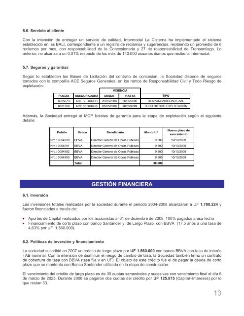 memoria_2008 - Intermodal La Cisterna