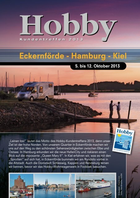 Eckernförde - Hamburg - Kiel - Hobby Caravan