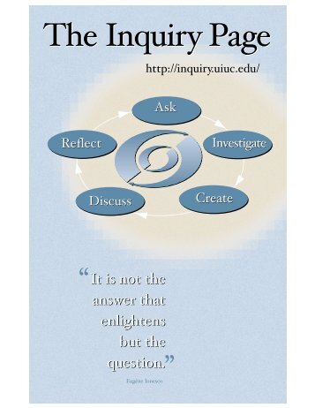 Inquiry Page poster - Community Informatics Initiative (CII)