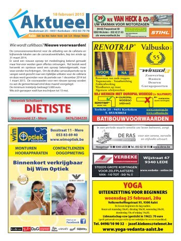 Editie Aalst 18 februari 2015