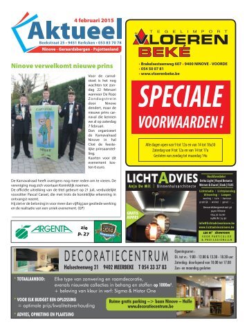 Editie Ninove 4 februari 2015