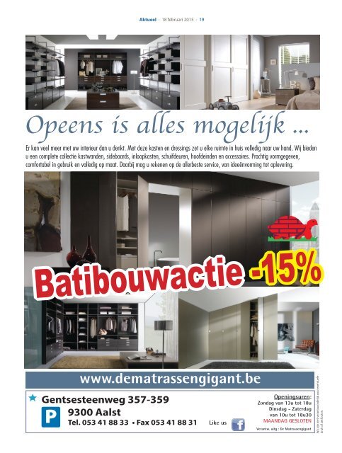 Editie Ninove 18 februari 2015