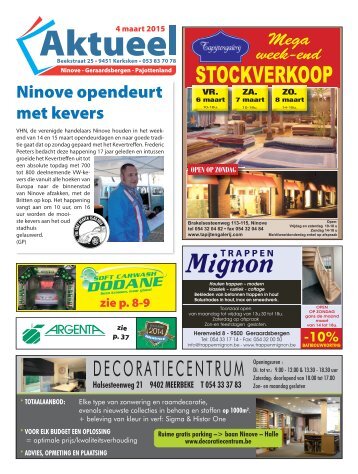 Editie Ninove 4 maart 2015
