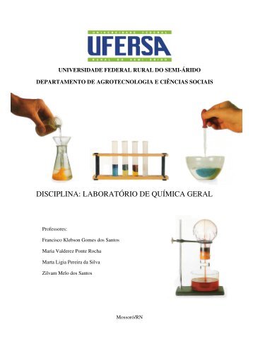 DISCIPLINA: LABORATÃ“RIO DE QUÃMICA GERAL - Ufersa