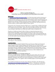 ToR for Consultant Briefing Note âAction Plans ... - ReliefWeb