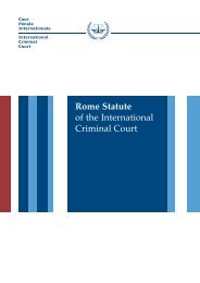 Rome Statute of the International Criminal Court - ICC