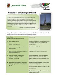 Modern Languages - Jordanhill School