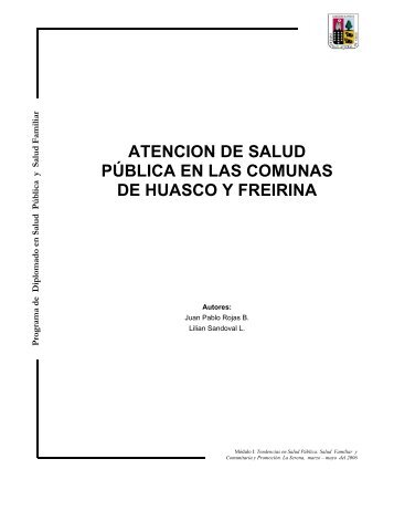 Atencion de Salud Publica en Comunas de Huasco y Freirina