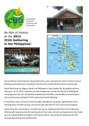 ICUU Gathering in the Philippines - the International Council of ...