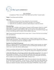 ANNUAL REPORT 2012 - San Elijo Lagoon Conservancy