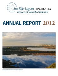 ANNUAL REPORT 2012 - San Elijo Lagoon Conservancy