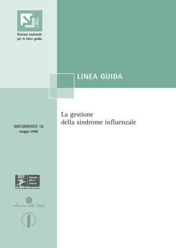 La gestione della sindrome influenzale - SNLG-ISS