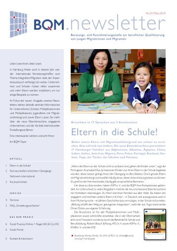 Newsletter 2010/1 - BQM