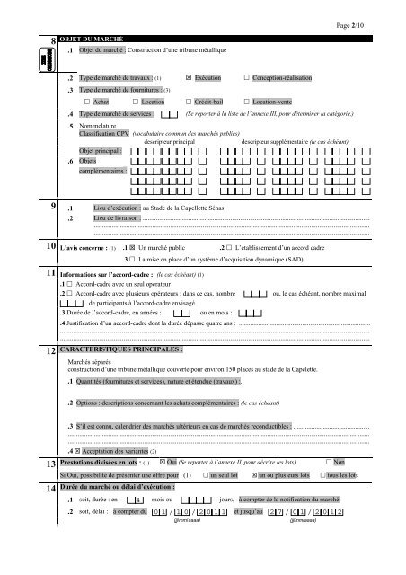 MODELE D'AVIS D'APPEL PUBLIC A LA CONCURRENCE - SÃ©nas