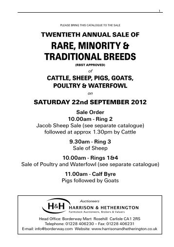 rare, minority & traditional breeds - Longhorn Cattle Society