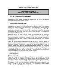 PLAN DE PROTECCIÃN FINANCIERA 1. - AsociaciÃ³n Popular de ...