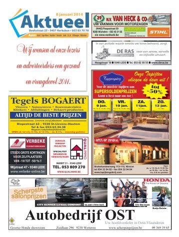Editie Aalst 8 januari 2014