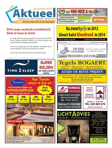 Editie Aalst 22 januari 2014