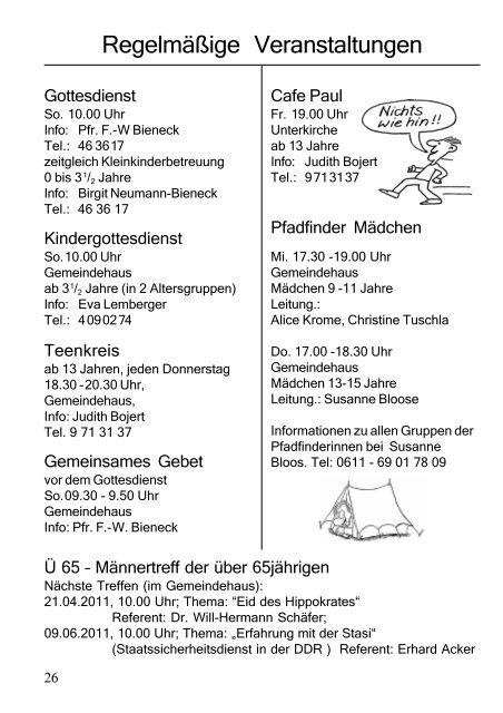 MÃ¤rz 2011: ca. 1,4 MB - Ev. Paul-Gerhardt-Gemeinde Wiesbaden