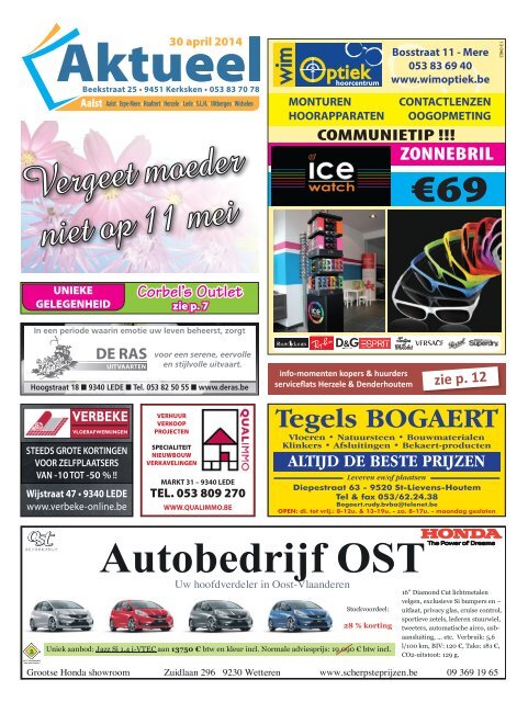 Editie Aalst 30 april 2014