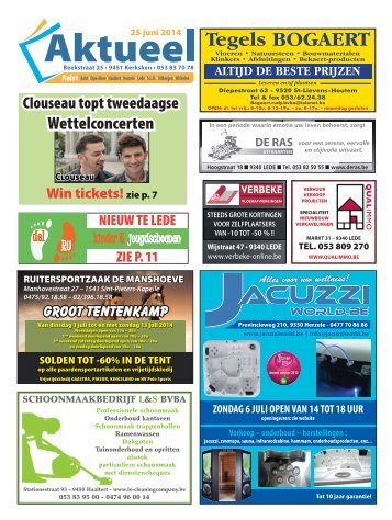 Editie Aalst 25 juni 2014