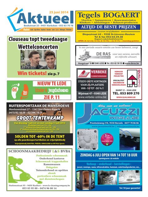 Editie Aalst 25 juni 2014