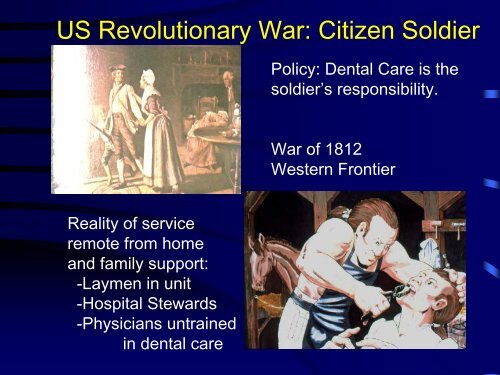 Dental Corps History Brief - Office of Medical History