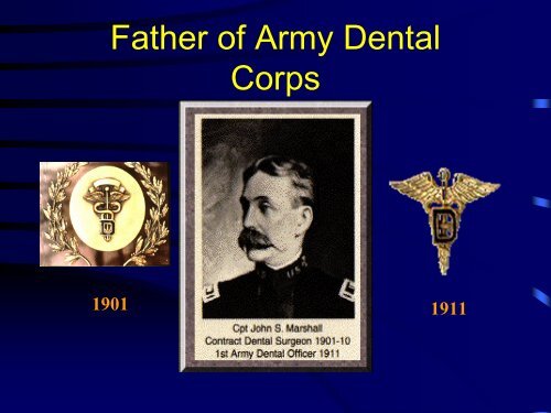 Dental Corps History Brief - Office of Medical History
