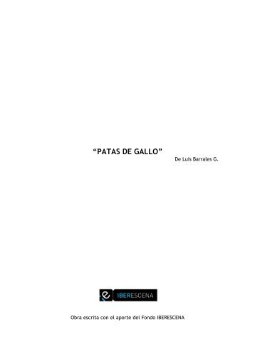 PATAS DE GALLO - Iberescena