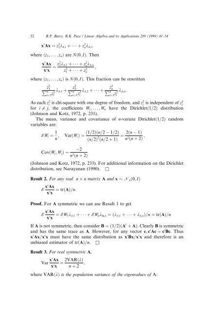 "Monte Carlo Estimates of the Log Determinant of ... - Spatial Statistics