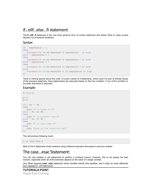 Unix Tutorial